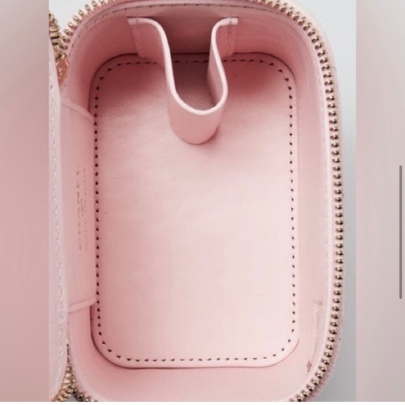 Fashion Light Pink Quilted Micro Bag - Picture 5 of 5